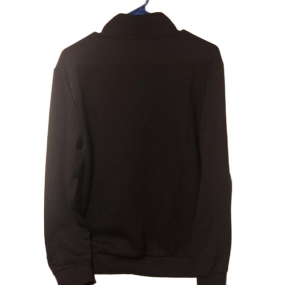 Calvin Klein Soft Touch Fleece Full Zip Jacket Black/Blue Men’s - Picture 2 of 4